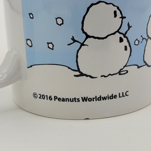 Peanuts Snoopy Plush in Mug Christmas 2016 Walgreens Exclusive Ceramic Cup - Picture 8 of 11